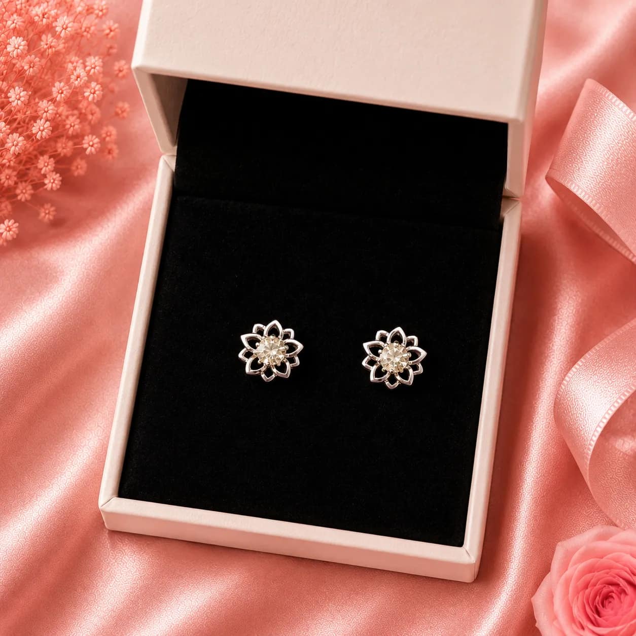 Aretes Flor de Loto 🪷❤️