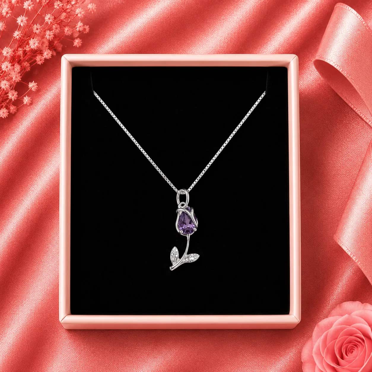 Collar Rosa Lila🌷💜